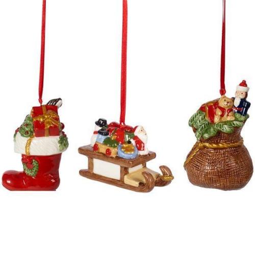 Villeroy & Boch - Nostalgic Ornaments juletrepynt 3 stk