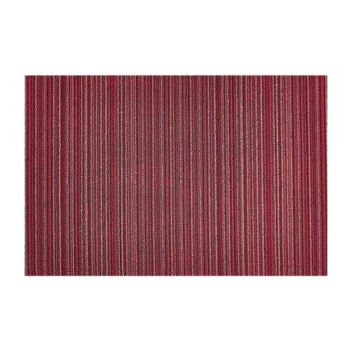 Chilewich - Skinny Stripe dørmatte 46x71 cm raspberry