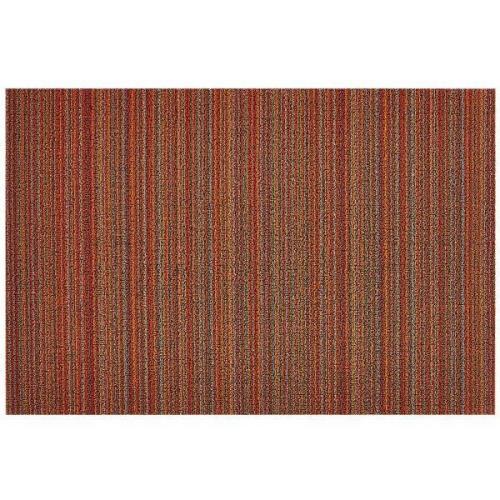 Chilewich - Skinny Stripe dørmatte 61x91 cm orange