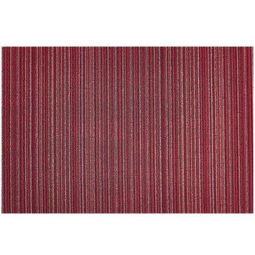 Chilewich - Skinny Stripe dørmatte 61x91 cm raspberry