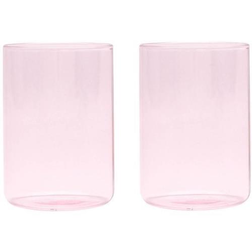 Design Letters - Favourite glass The Mute Collection 35 cl 2 stk rosa