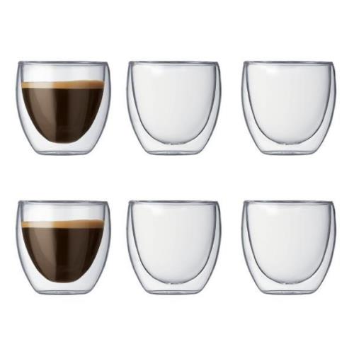 Bodum - Pavina espressoglass 8 cl 6 stk