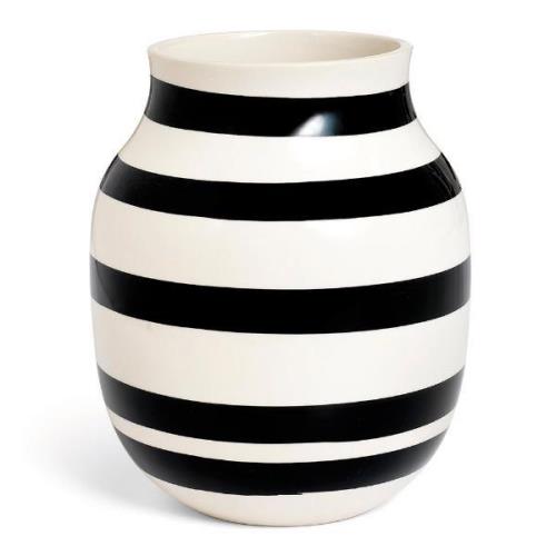 Kähler - Omaggio vase 20 cm svart