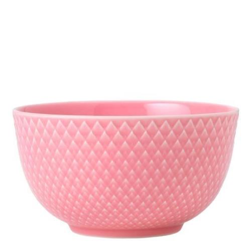 Lyngby Porcelæn - Rhombe Color skål 11 cm rosa