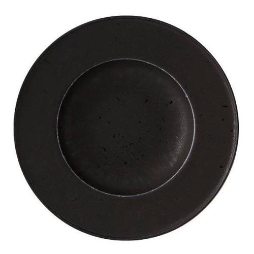 Modern House - Black Satin dyp tallerken 25 cm