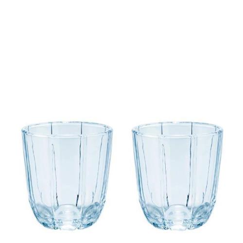 Holmegaard - Lily vannglass 32 cl 2 stk blue iris