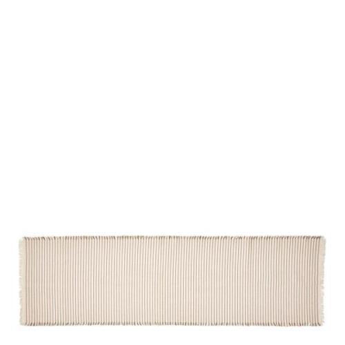 Broste Copenhagen - Elouise bordløper 41,5x140 cm offwhite/fungi grey