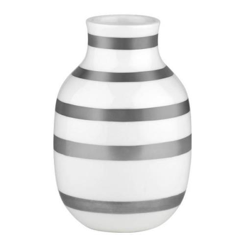 Kähler - Omaggio vase 12,5 cm sølv