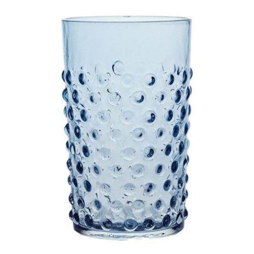 Klimchi - Hobnail glass 20 cl misty blue