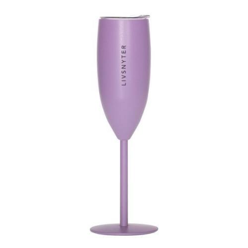 Pictureit - Champagneglass termo LIVSNYTER 12 cl lys lilla