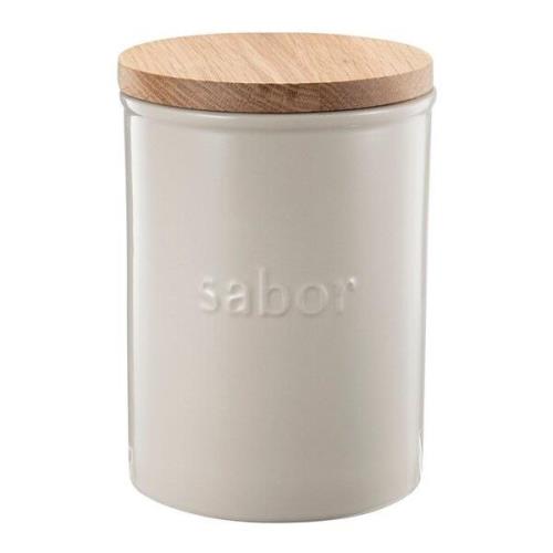 Sabor - Oppbevaringskrukke 1,3L krem