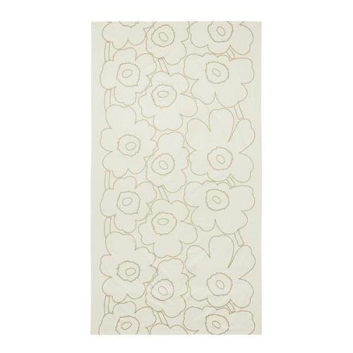 Marimekko - Piirto Unikko duk 250 cm beige/gull