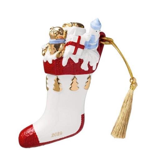 Villeroy & Boch - Christmas Classic juletrepynt julestrømpe 10 cm