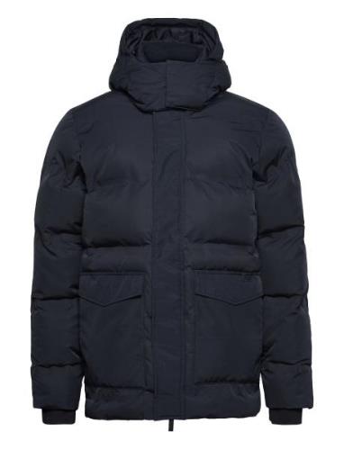 Puffer Jacket - Grs/Vegan Fôret Jakke Black Knowledge Cotton Apparel