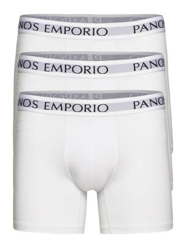 Panos Emporio 3Pk Base Bamboo Boxer Boksershorts White Panos Emporio