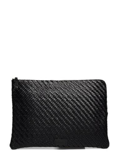 Batu L Black Twill Bags Clutches Black Cala Jade