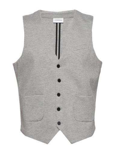 Superflex Knitted Waistcoat Dressvest Grey Lindbergh