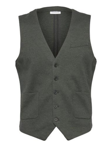 Superflex Knitted Waistcoat Dressvest Green Lindbergh