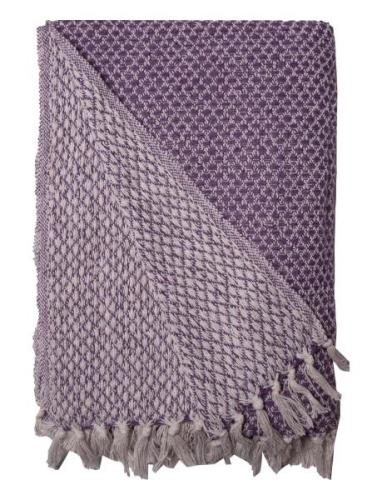 Tæppe-Net Home Textiles Cushions & Blankets Blankets & Throws Purple A...