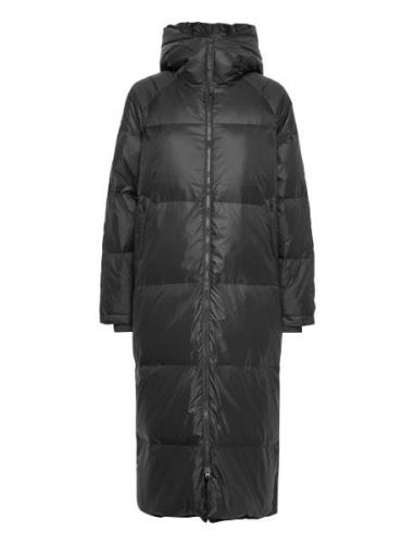 Dinamw Luna Long Down Jacket Fôret Kåpe Black My Essential Wardrobe