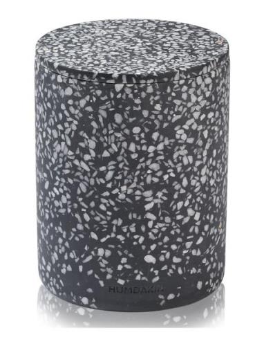 Bologna - Terrazzo Vase W. Lid Home Decoration Vases Black Humdakin