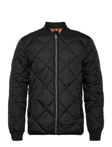 Quilted Jacket Vattert Jakke Black Lindbergh