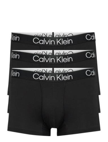 Trunk 3Pk Boksershorts Black Calvin Klein