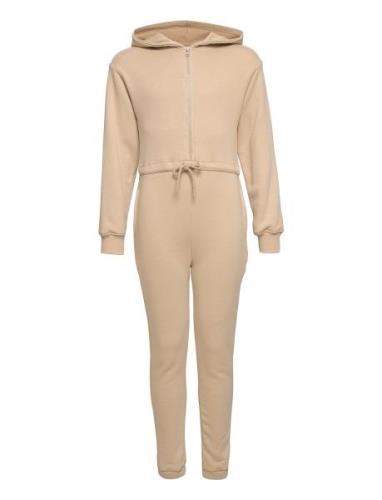 Our Jassi Suit Jumpsuit Beige Grunt