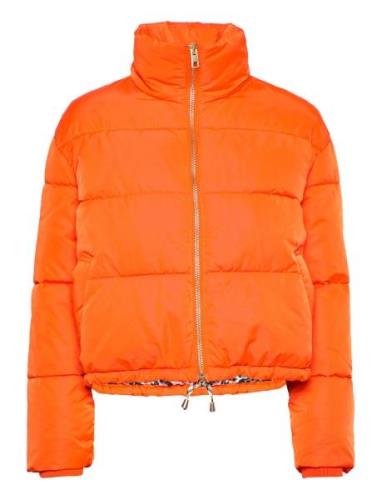 Short Puffer Jacket Fôret Jakke Orange Coster Copenhagen