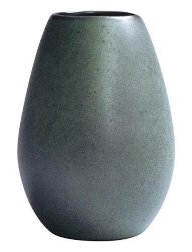 Raw Northern Green - Vase 1 Stk D8Xh18,5 Cm Home Decoration Vases Khak...