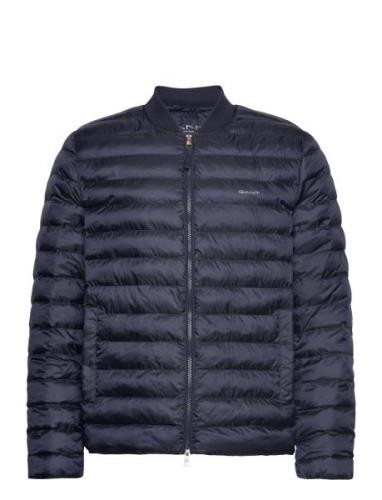 Light Padded Bomber Jacket Fôret Jakke Navy GANT