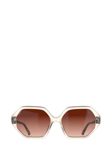 Grace Champagne Gradual Brown Solbriller Pink Corlin Eyewear