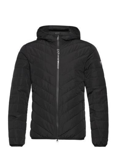 Down Jacket Fôret Jakke Black EA7