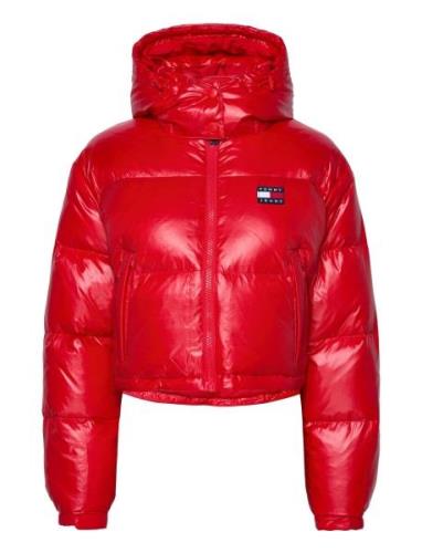 Tjw Crp Alaska Puffer Fôret Jakke Red Tommy Jeans