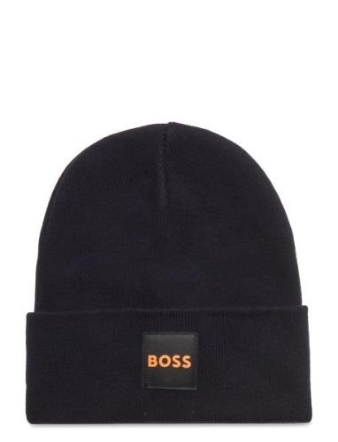 Fantastico_Hat Accessories Headwear Beanies Black BOSS