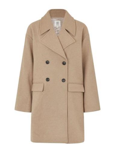 Sogano New Coat Outerwear Coats Winter Coats Brown Second Female