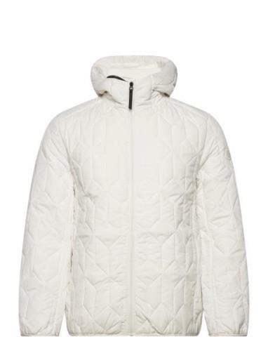 Puffer Jacket W?.Hood Fôret Jakke White Lindbergh