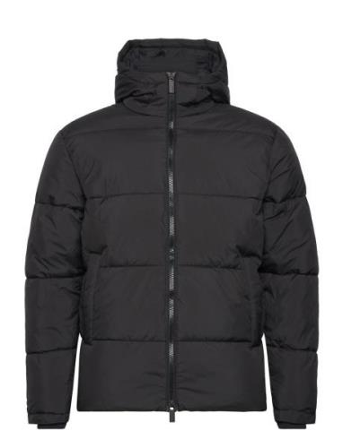 Slhdan Short Puffer Jacket O Fôret Jakke Black Selected Homme