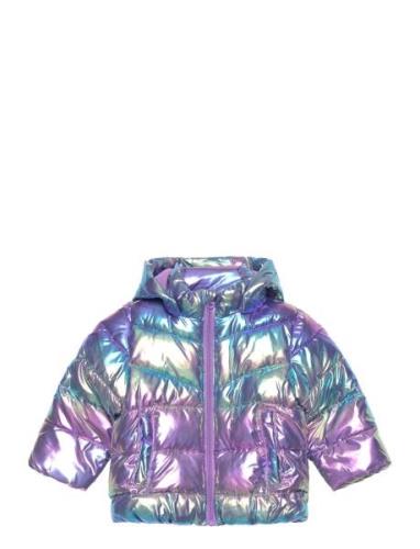 Nmfmolina Puffer Jacket Fle Shiny Fôret Jakke Purple Name It