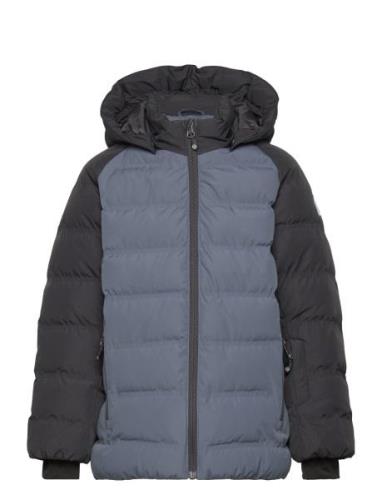 Ski Jacket - Quilt -Contrast Fôret Jakke Blue Color Kids