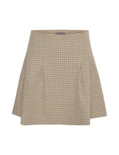 Cuastra Skirt Kort Skjørt Beige Culture