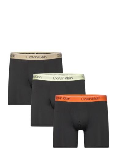 Boxer Brief 3Pk Boksershorts Black Calvin Klein