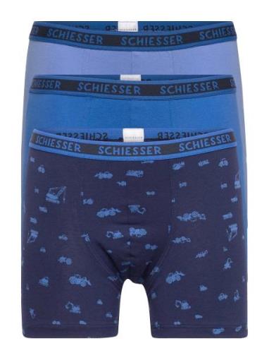 Shorts Night & Underwear Underwear Underpants Blue Schiesser