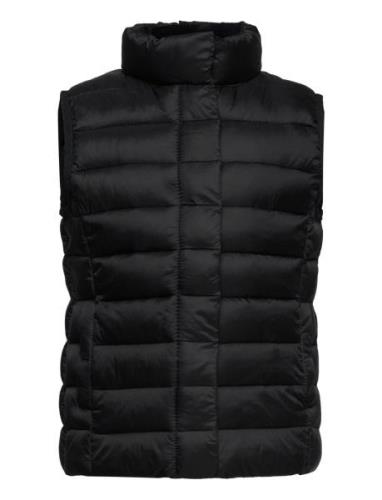 Quilted Gilet Fôret Vest Black Mango