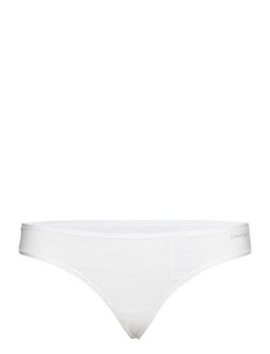 Thong 3Pk Stringtruse Undertøy White Calvin Klein