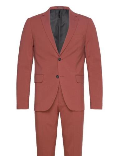 Plain Mens Suit Dress Red Lindbergh