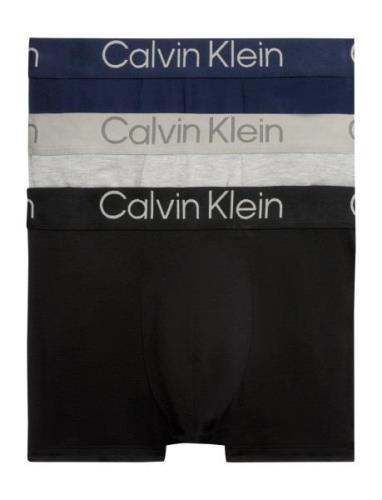 Trunk 3Pk Boksershorts Black Calvin Klein