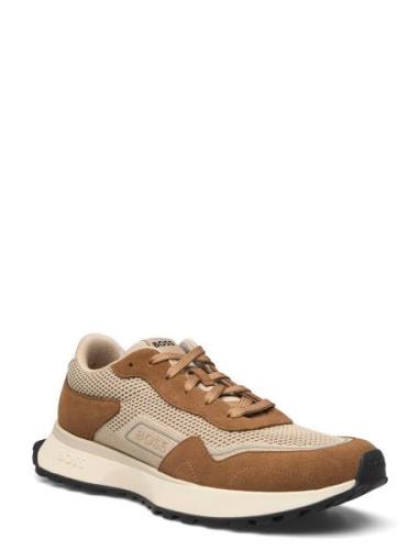 Jonah_Runn_Knsd Lave Sneakers Brown BOSS