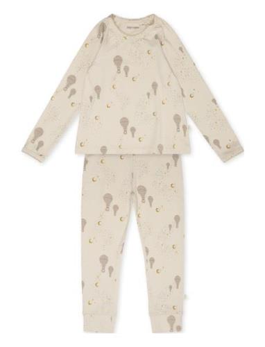 Eluna Homewear Set Pyjamas Sett Beige That's Mine