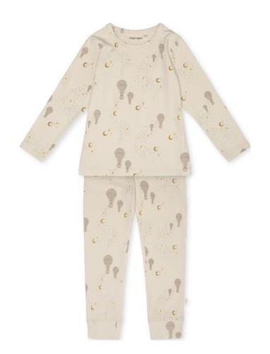 Emilio Homewear Set Pyjamas Sett Beige That's Mine